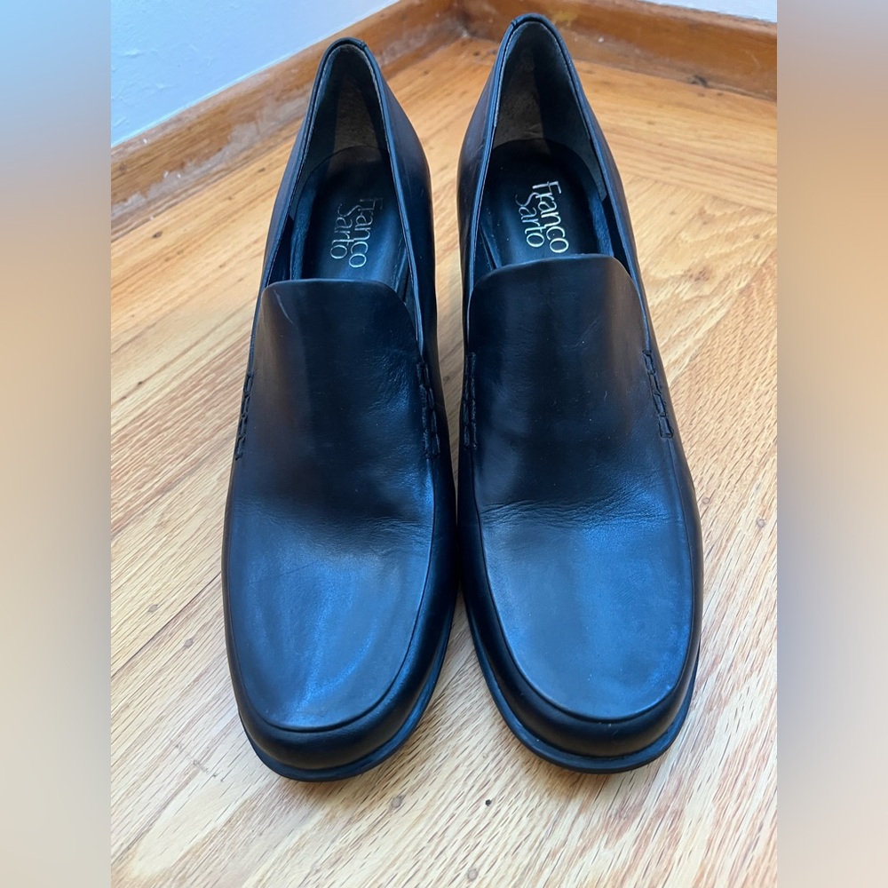 Black Franco Sarto high heel loafer 10.5